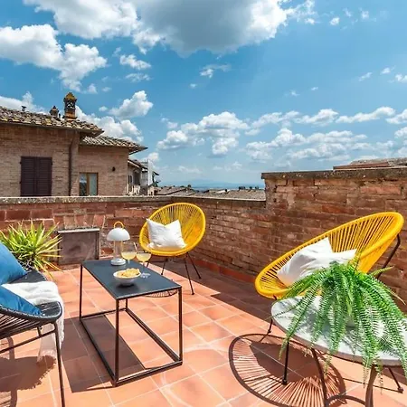 Mimosa- Loft Elegante Con Terrazza Nel Centro Di شقة